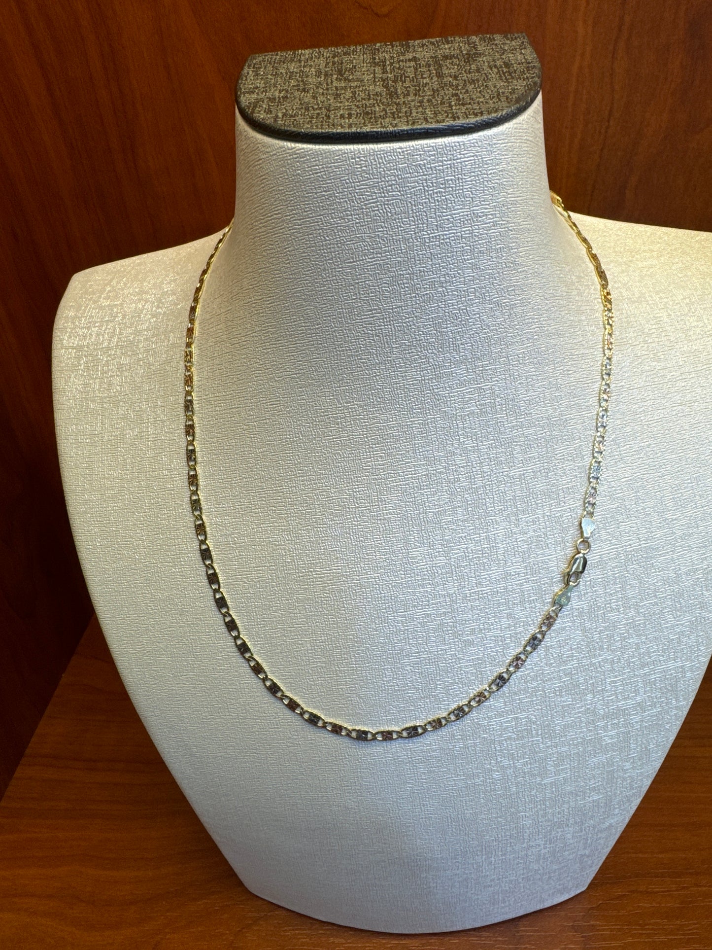 14k valantino chian 18inc