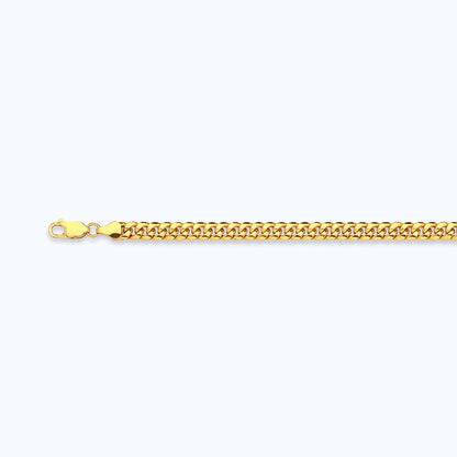 14K 3MM YELLOW GOLD HOLLOW MIAMI CUBAN 20" CHAIN NECKLACE (AVAILABLE IN LENGTHS 7" - 30")