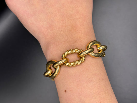 Women’s 14kt chain bracelet