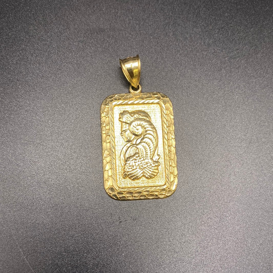 New 10kt Lady Of Fortuna Pendant