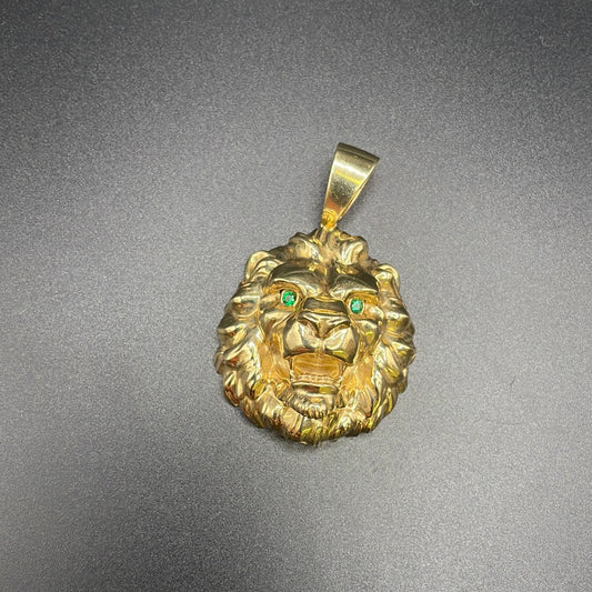 New 14kt Lion Pendant